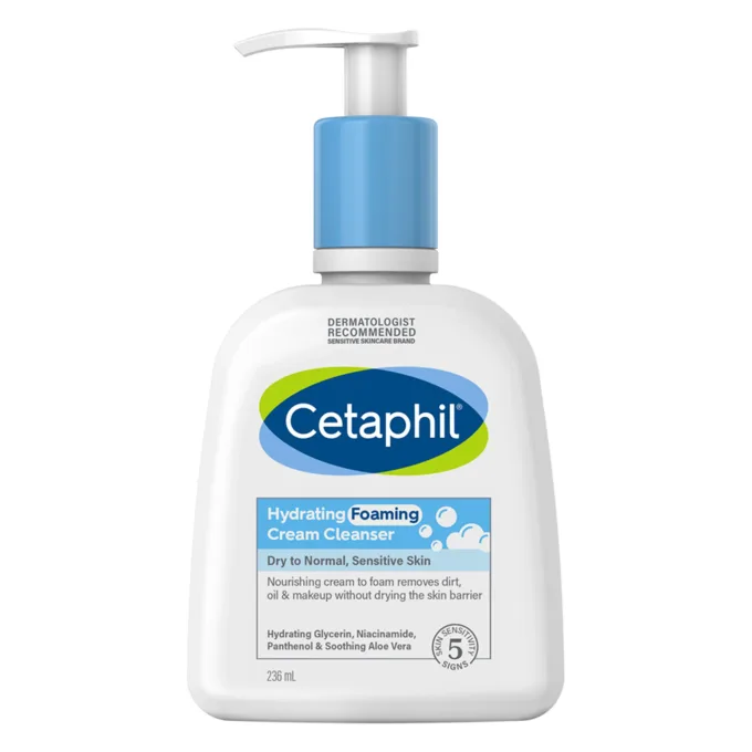 Cetaphil Hydrating Foaming Cream Cleanser 236 ml Cetaphil