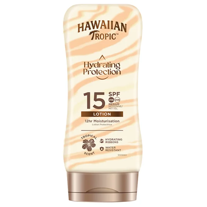Hawaiian Tropic Hydrating Protection Lotion SPF 15, 180 ml Hawaiian Tropic