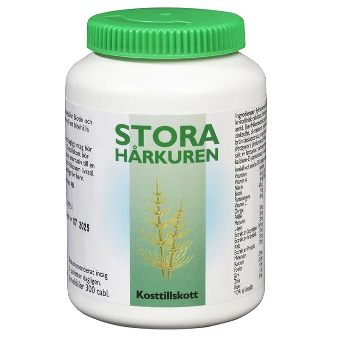 Stora Hårkuren 300 tabletter BioMedica
