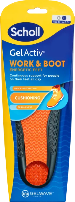 Scholl Gel Activ Insole Work & Boot L Scholl