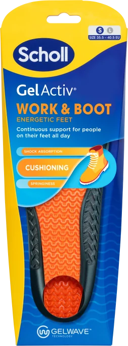 Scholl Gel Activ Insole Work & Boot S Scholl