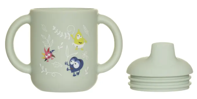 Babblarna Silikonmugg med lock I Naturen Teddykompaniet