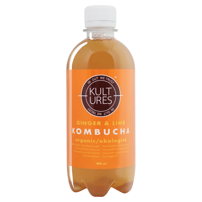Kultures Kombucha Ginger & Lime EU Organic 400 ml Kultures