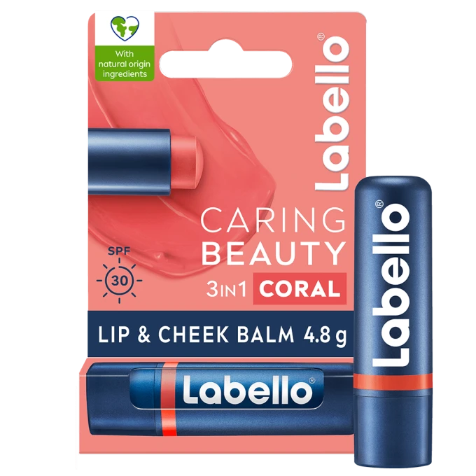Labello Caring Beauty Coral-Nude 4,8 g Labello