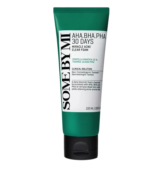SOME BY MI AHA-BHA-PHA 30 Days Miracle Acne Clear Foam 100 ml SOME BY MI
