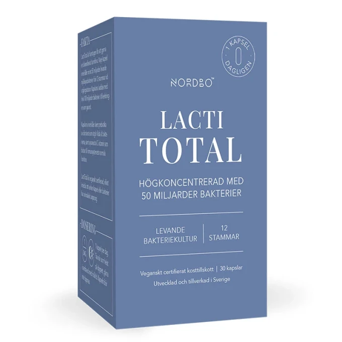 Nordbo LactiTotal 50 miljarder 30 kapslar Nordbo