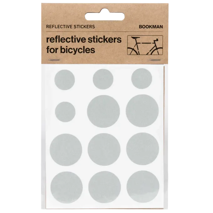Bookman Sticky Reflectors White Bookman