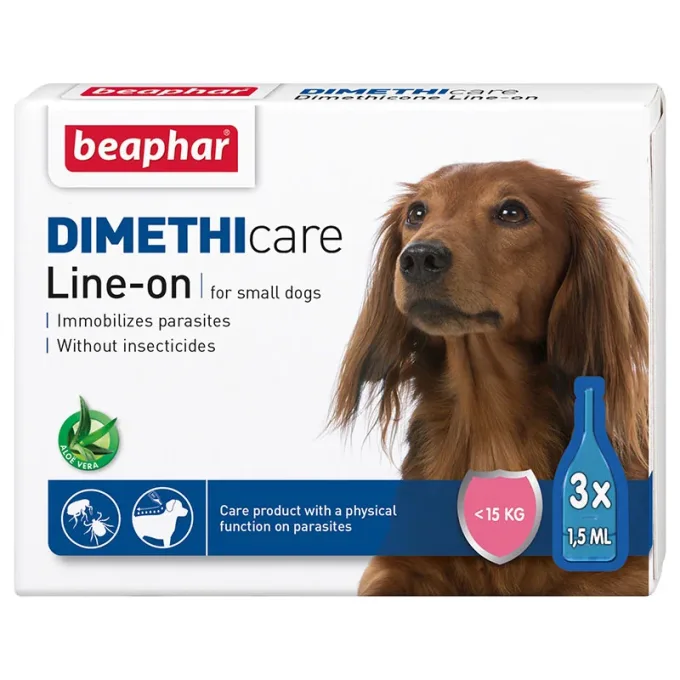 Beaphar Dimethicare Line-on Liten Hund 3x1,5ml Beaphar