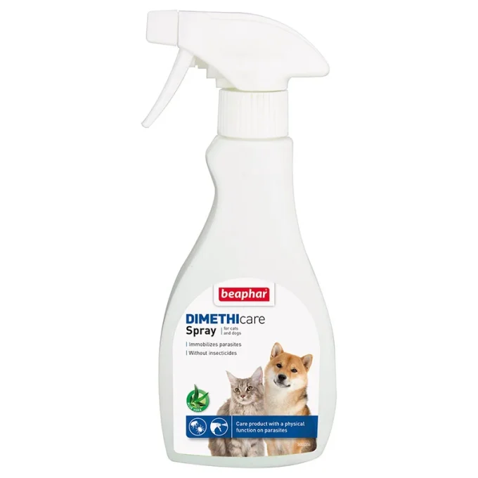 Beaphar Dimethicare Spray Hund/Katt/Icke friflygande fågel 250ml Beaphar