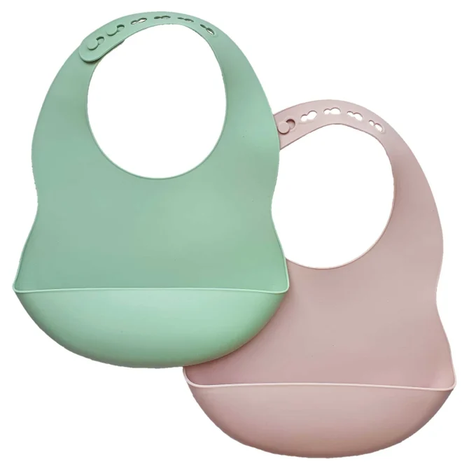 Summerville Haklapp Silikon Blå/Grön 2 st Grön/Mauve Summerville Organic