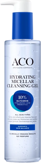 ACO Face Hydrating Micellar Cleanser Gel 200 ml ACO