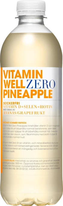Vitamin Well Zero Pineapple 500 ml Vitamin Well