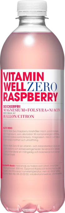 Vitamin Well Zero Raspberry 500 ml Vitamin Well
