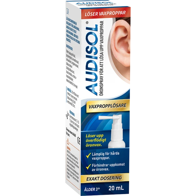 Audisol Vaxpropplösare 20ml Audisol
