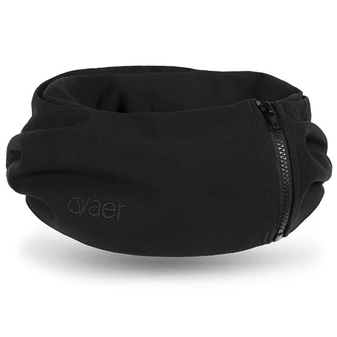 Ovaer Nackkudde med Huva Pitch Black Ovaer