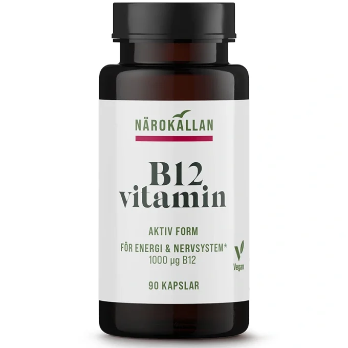 Närokällan B12 1000 mcg 90 kapslar Närokällan