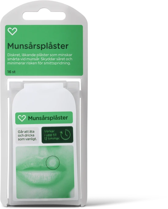 Hjärtats Munsårsplåster 16st Hjärtats