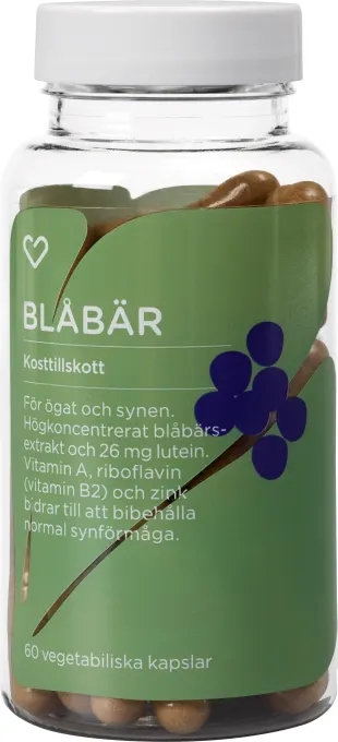 Hjärtats Blåbär 60 st Hjärtats