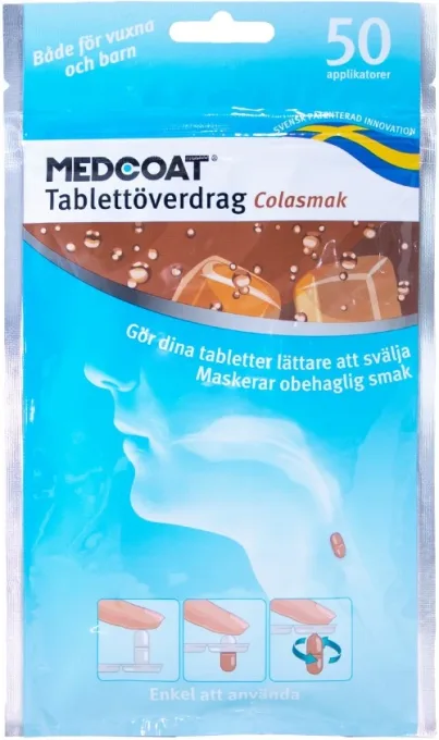 Medcoat Tablettöverdrag Colasmak 50 st Medcoat