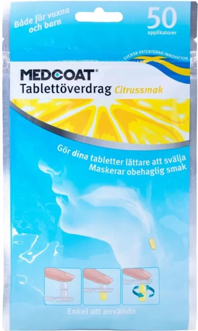 Medcoat Tablettöverdrag Citrussmak 50 st Medcoat