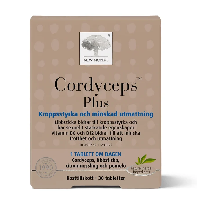 New Nordic Cordyceps Plus 30 st New Nordic