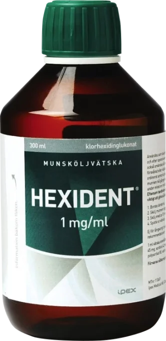Hexident munskölj 1mg/ml Hexident