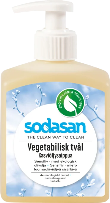Sodasan Ekologisk Tvål Sensitiv 300 ml Sodasan