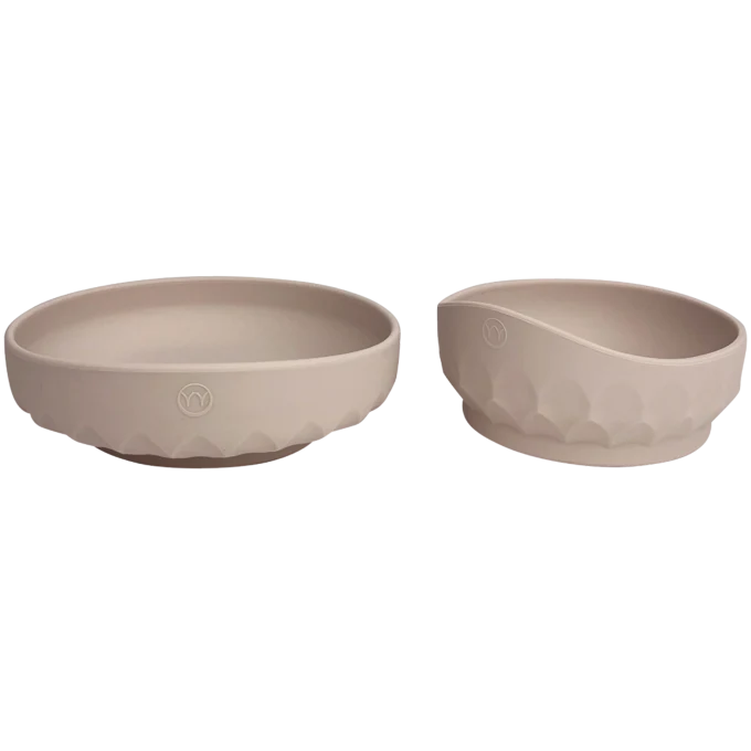 Najell Barntallrik & Skål Silikon Dune Beige Najell