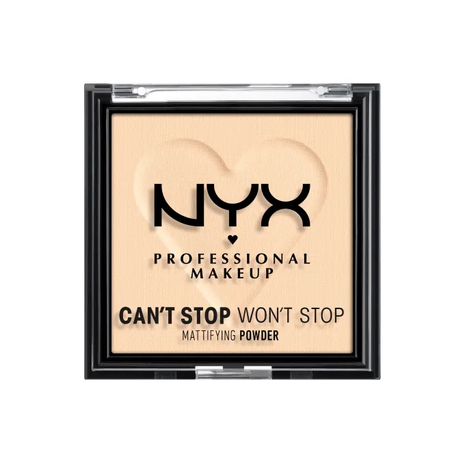 NYX Professional Makeup Can't Stop Won't Stop Mattifying Pressed Powder 6 g 01 Fair NYX Professional Makeup