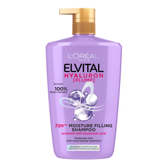 L'Oréal Paris Elvital Hyaluron Plump Shampoo 1000 ml LOreal Paris