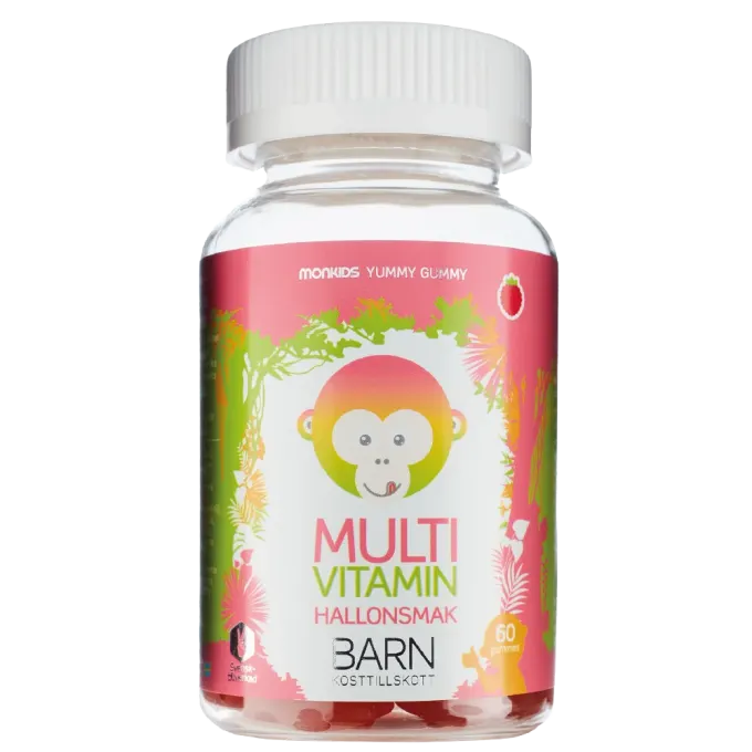 Monkids Multivitamin Barn Hallon 60 st Monkids