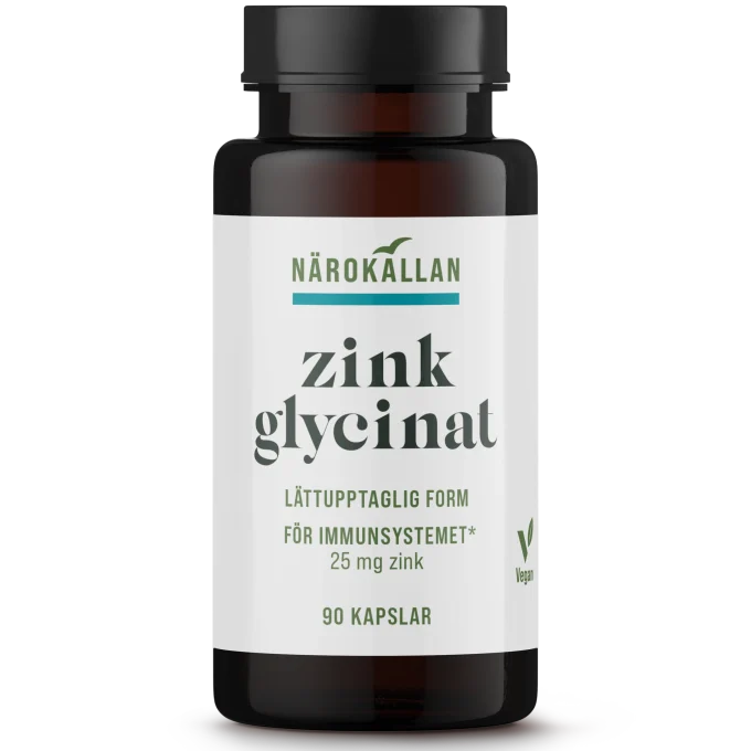 Närokällan Zinkglycinat 90 kapslar Närokällan