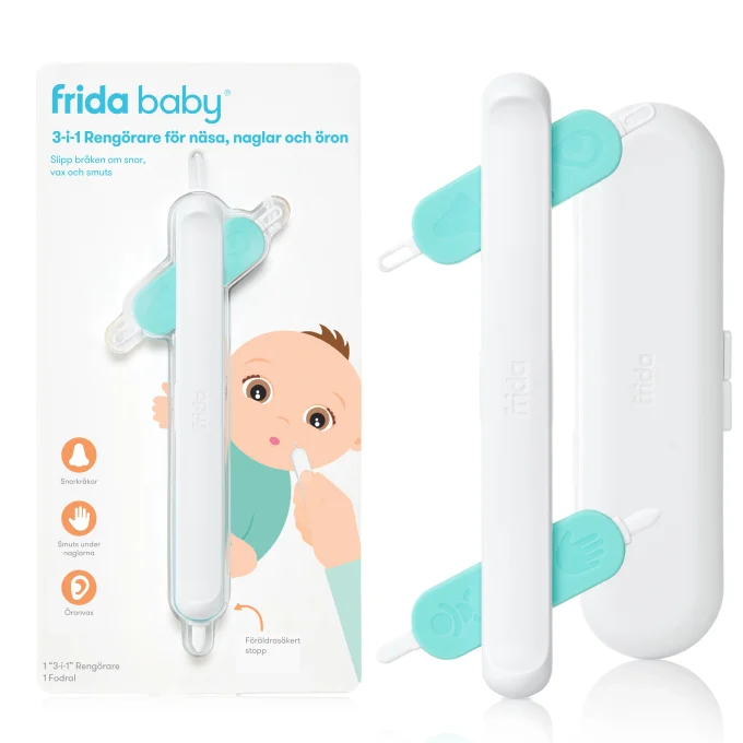 Frida Baby 3-i-1 Rengörare för näsa, naglar och öron FridaBaby