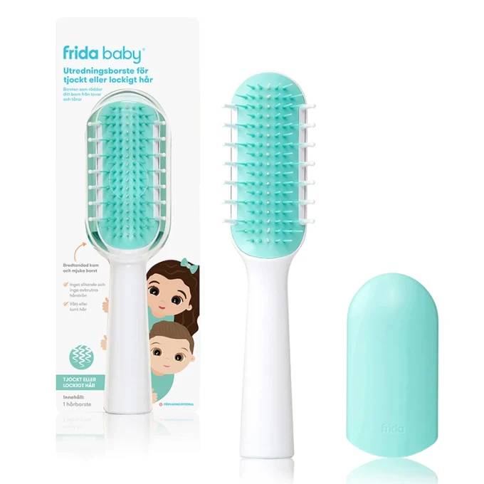 Frida Baby Utredningsborste för tjockt eller lockigt hår FridaBaby