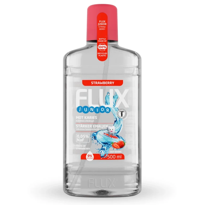 Flux Junior jordgubb 500 ml Flux