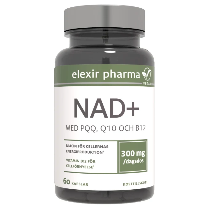 Elexir Pharma NAD+ 60 kapslar Elexir Pharma