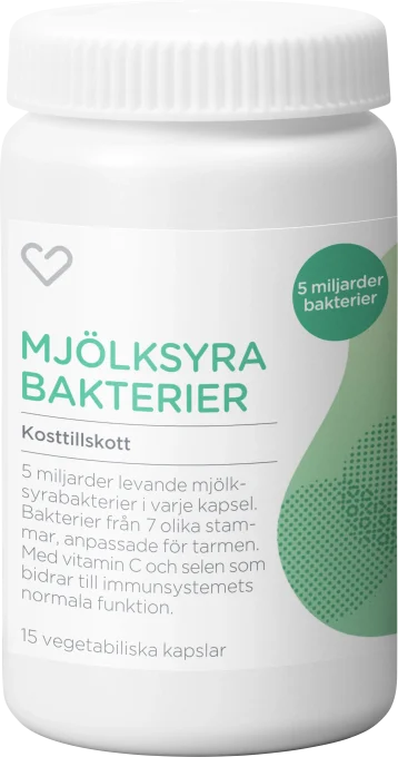 Hjärtats Mjölksyrabakterier Kapsel 15st Hjärtats