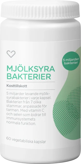 Hjärtats Mjölksyrabakterier Kapsel 60st Hjärtats