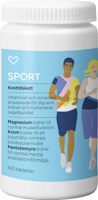 Hjärtats Multivitamin Sport Tablett 100st Hjärtats