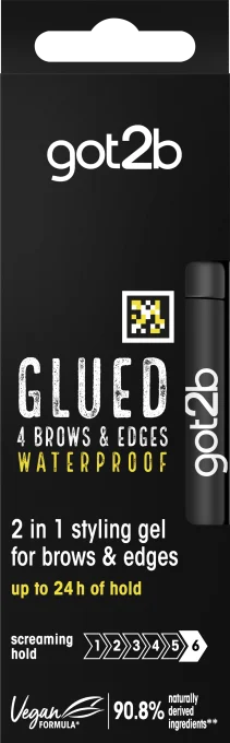 Schwarzkopf got2b Glued 4 Brows & Edges Vattenfast Gel 16 ml Schwarzkopf