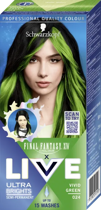 Schwarzkopf LIVE Ultra Brights 024 Vivid Green Schwarzkopf