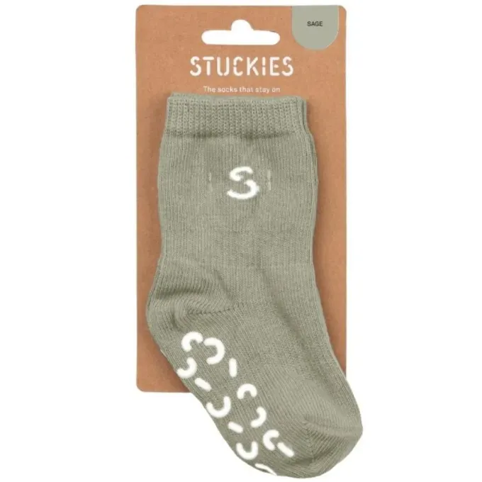 STUCKIES Strumpor i bomull Sage 1-pack 19/21 STUCKIES