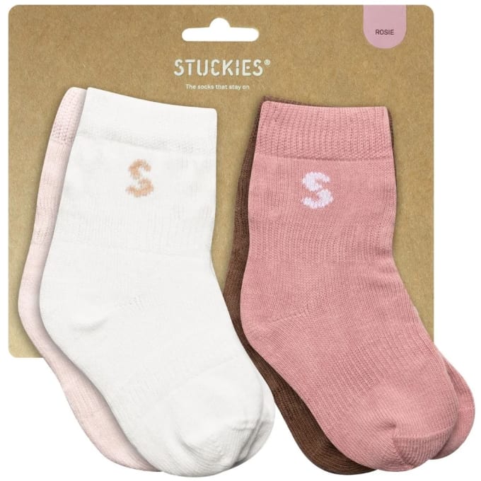 STUCKIES Strumpor i bomull Rosie 4-pack 10/15 STUCKIES