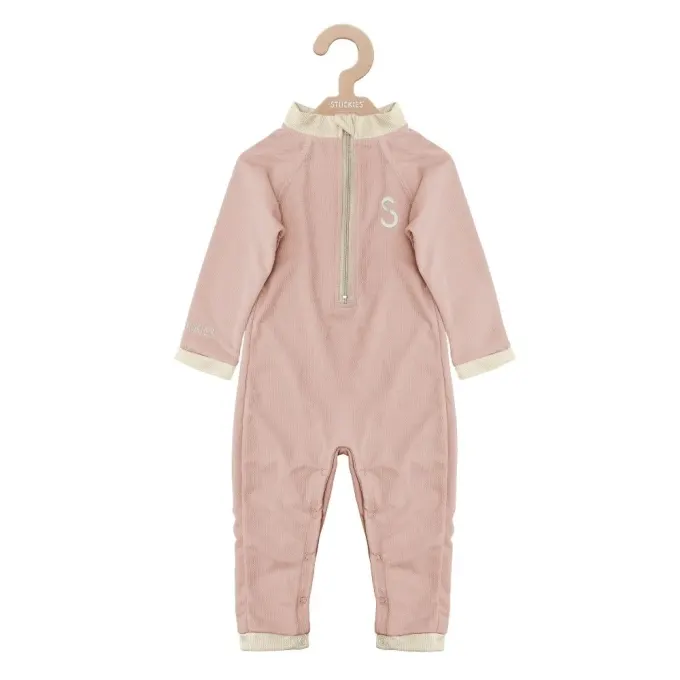 STUCKIES Easy change UPF 50+ UV-dräkt Dusty Coral 80/86 9-18 månader STUCKIES
