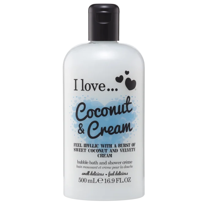 I LOVE Bath & Shower Coconut & Cream 500 ml I Love...