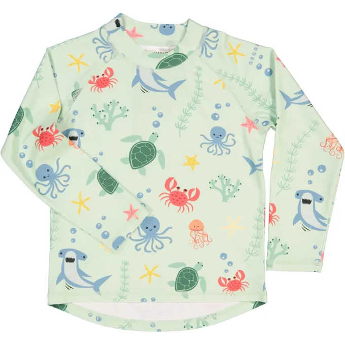 Geggamoja UV-Långärmad Tröja Havsdjur 110/116 Geggamoja