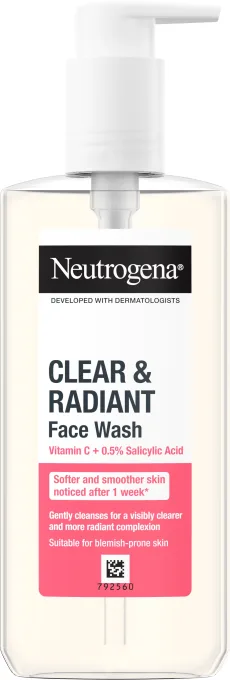 Neutrogena Clear & Radiant Face Wash 200 ml Neutrogena