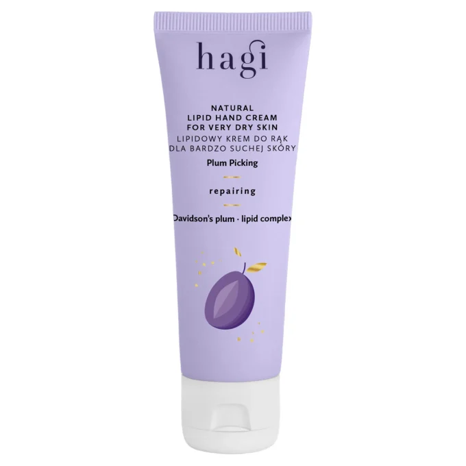 Hagi Natural Lipid Hand Cream For Very Dry Skin Plum Picking 50 ml Hagi