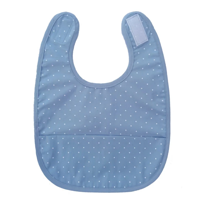 Summerville Organic Haklapp Dusty blue dotty Summerville Organic