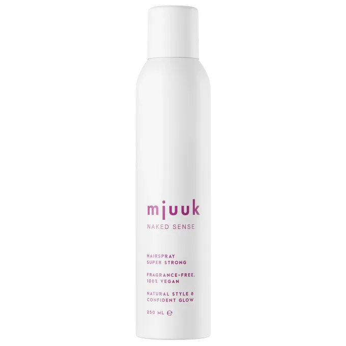 Mjuuk Naked Sense Fragrance-Free Hairspray Super Strong 250 ml Mjuuk